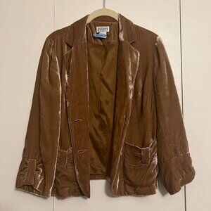 Allison Taylor Velvet Blazer, Size 6